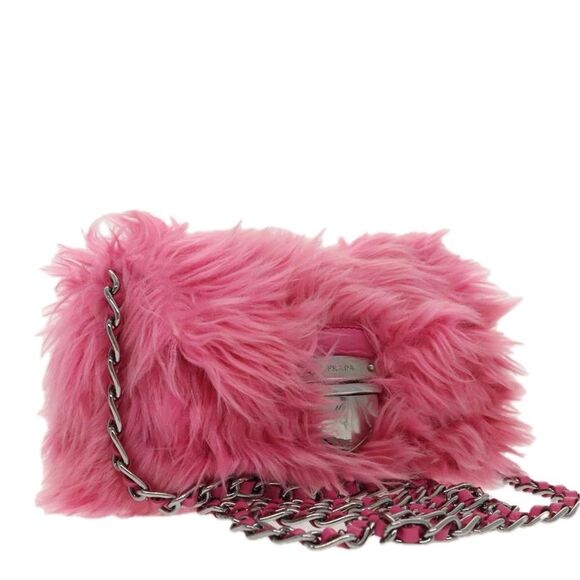 Prada Handbags - Prada Pink Canvas Shoulder Bag (Pre-Owned)